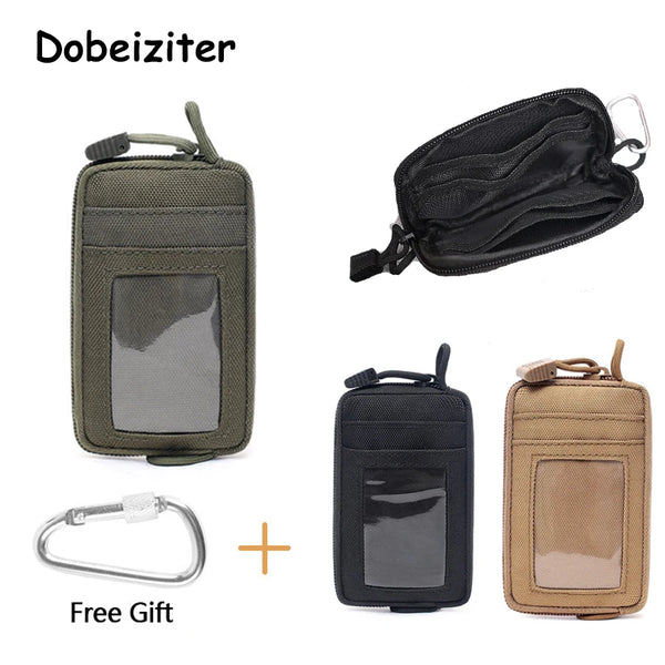 Outdoor-Tasche TactiPack Mini | Wasserdichte EDC-Gürteltasche mit Kartenfächern & Reißverschluss | Für Camping, Reisen & Alltag