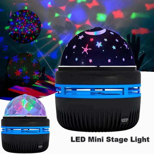 Astroria LED Sternenhimmel Projektor | Rotierendes Nachtlicht mit Mond & Sternen | RGB Farbwechsel | Für Kinderzimmer & Partys