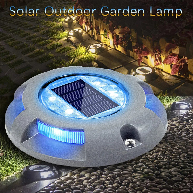 Solar Wegleuchte LumaPath | Wasserdicht & Robust | Auto-Dämmerungssensor | Warm- & Kaltweiß, Blau