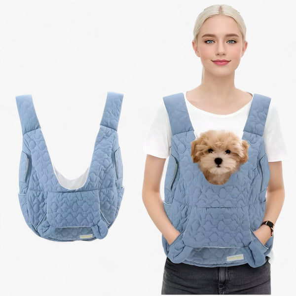 Pawrello Haustier Tragetasche bis 10 kg | Wetterfest & Komfortabel | Für Katzen & Kleine Hunde | Mit Ergonomischen Trägern