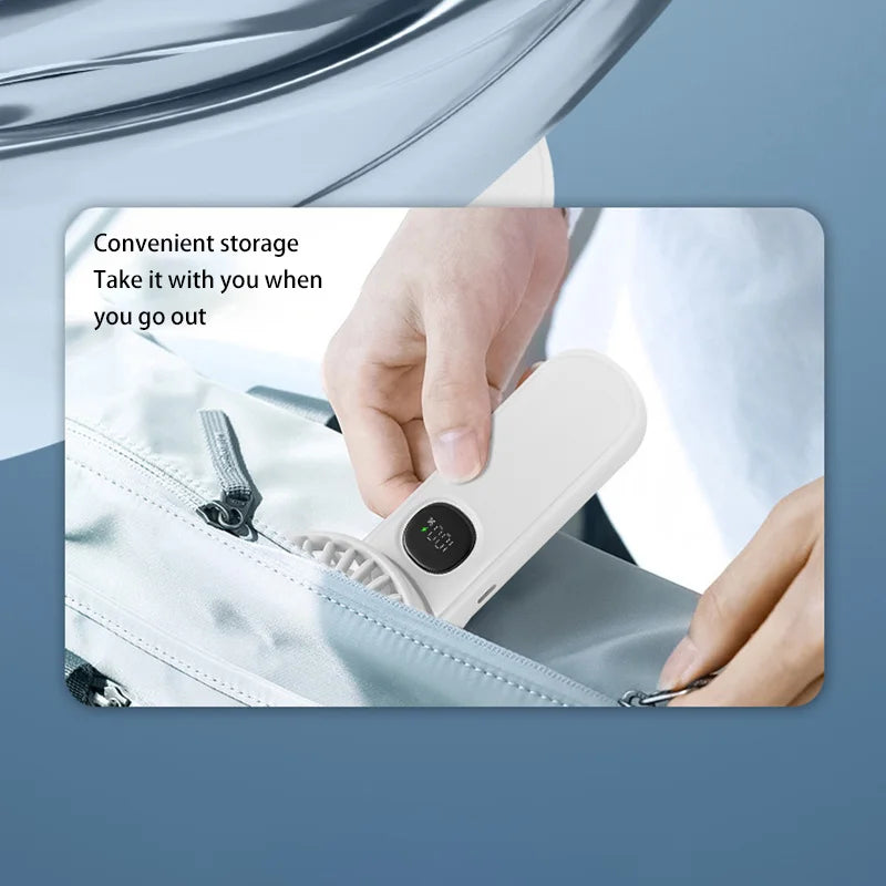 Mini-Handventilator Ventilio Go | Leise & Wiederaufladbar | USB-Betrieb | Für Reisen, Schreibtisch & unterwegs