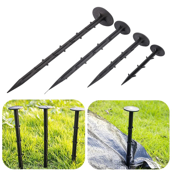FIXGARD Erdanker für Gartenfolie & Netze | 50 Stück | Mit Widerhaken für sicheren Halt – 11–25 cm Länge