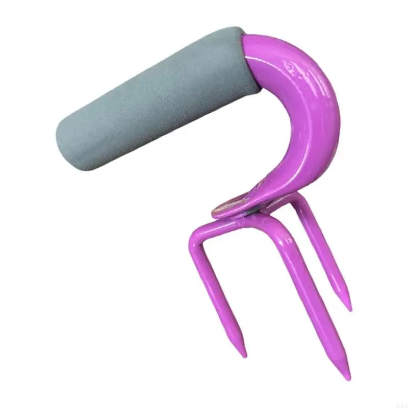 Terravix Unkrautentferner aus Carbonstahl | Rostfrei & ergonomisch | Hand-Tool zur Bodenbelüftung & Gartenpflege | 17×13×8 cm