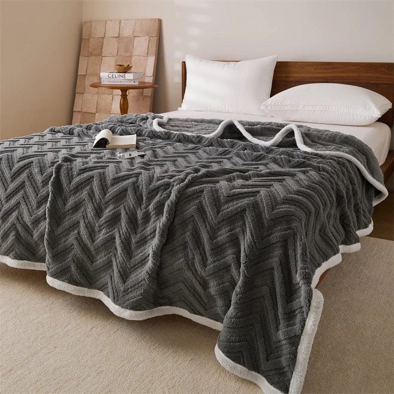 Wohndecke ClassicHaven | Weich & Gemütlich | Einfarbig | Für Sofa, Bett & Ganzjährig
