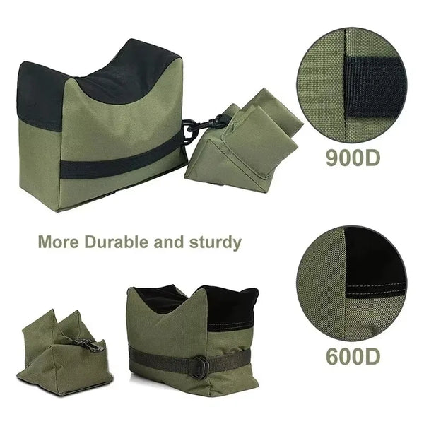 ProShot Bags Vorder- & Hintere Sandsäcke für Schießauflagen | Aus robustem 600D Oxford-Gewebe | Ohne Füllung | 23 × 14 × 13 cm