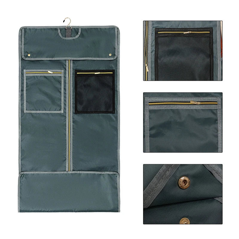 Valurino Anzugtasche Reise | Faltbar & Wasserabweisend | 53L Große Kapazität | Multifunktionale Kleidersack-Reisetasche