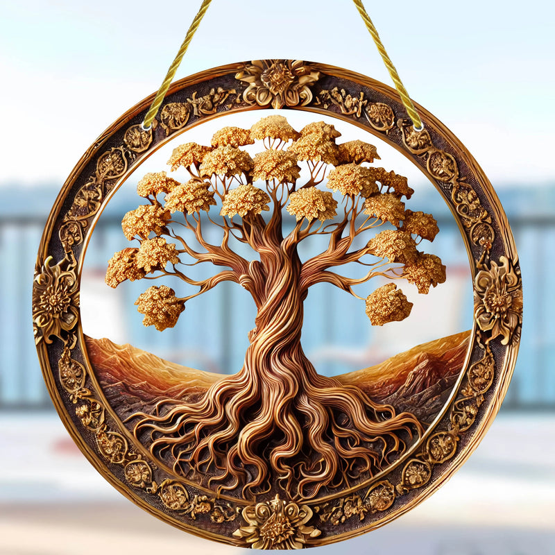 Schmetterling Sonnenfänger AureliaLight | Acryl Rundschild | 15×15 cm / 20×20 cm | Fenster- & Wanddeko