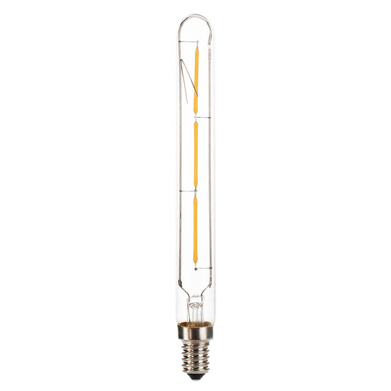 RetroLume | LED Röhrenlampe E14 | Vintage Filament Design | Warmweiß 2700K | 3W / 4W / 6W