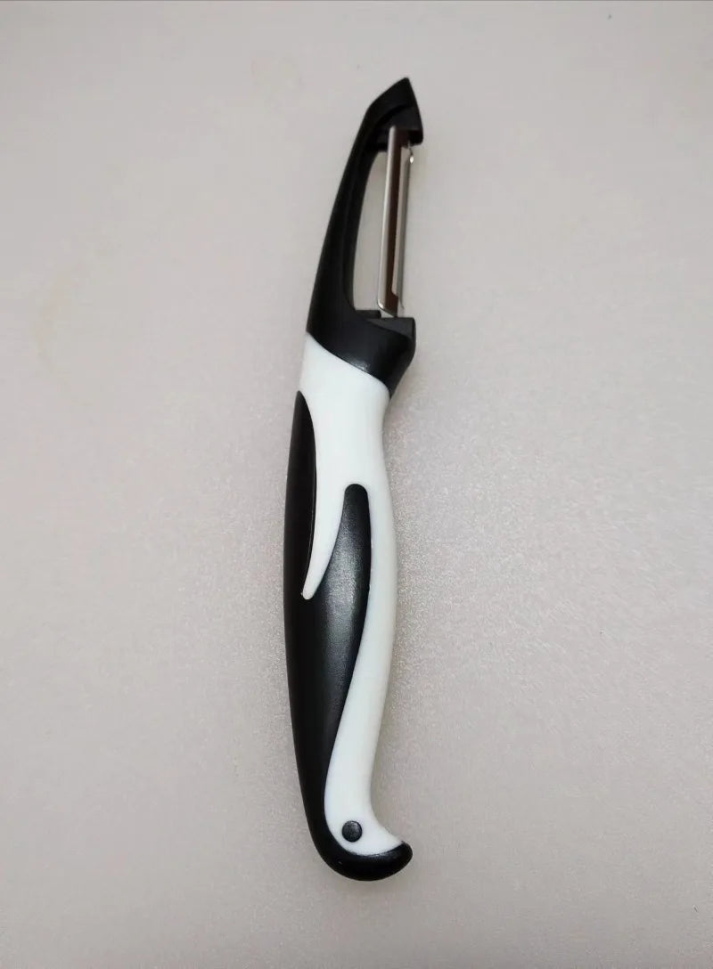 Peelino Gemüseschäler mit Edelstahlklinge & ergonomischem Griff | 18,3 × 2,4 cm | Für Obst & Gemüse | Spülmaschinengeeignet