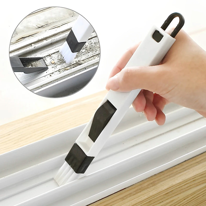 Fugenix Reinigungsbürsten Set | 9er-Pack Fugen- & Rillenbürsten | Ergonomisch & Wiederverwendbar | Für Bad, Küche & Fenster