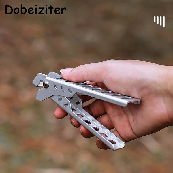 GripMate Topf- und Pfannengreifer | Rutschfester Halter | Hitzebeständig & Kompakt | Für Camping & Outdoor-Küche