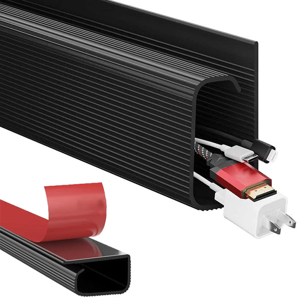 Kabel-Organizer Meshilo | Atmungsaktives Netzgewebe | 40 × 6 × 3 cm | Für Kabel, Ladegeräte & Zubehör