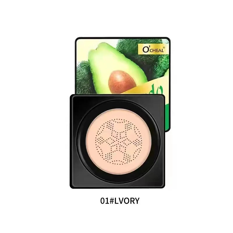 BB Cream Cushion Set Luméa Glow | Mit Mushroom-Applikator | 4-teilig in Geschenkbox | Foundation & Concealer in einem
