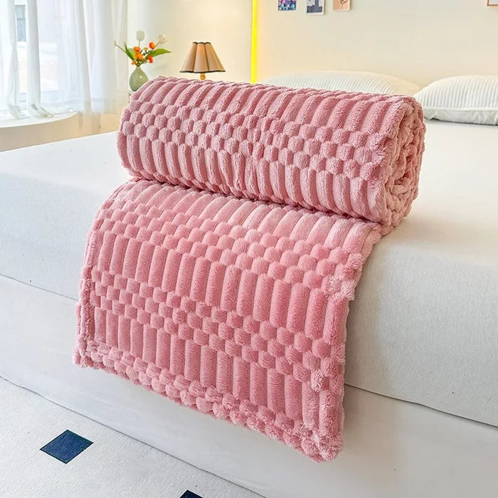 Velmora | Kuscheldecke Uni | Flauschige Wohndecke aus Milchsamt | Weich & Warm | Für Sofa, Bett & Kinderzimmer