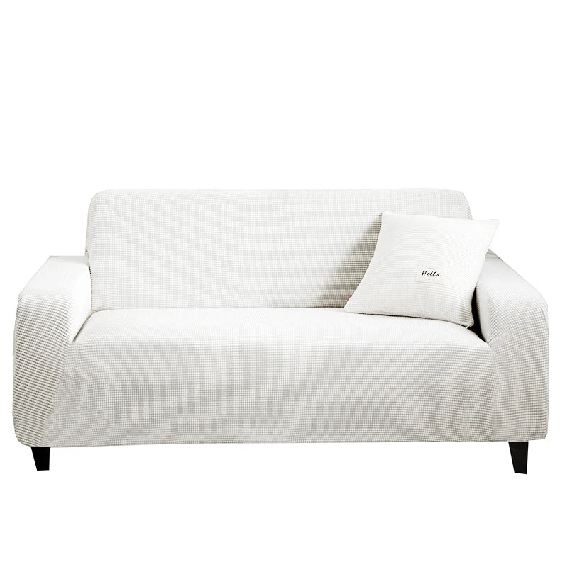 Sofalino Stretch | Elastischer Sofaüberwurf | Jacquard Design | Für 1–4 Sitzer & L-Form