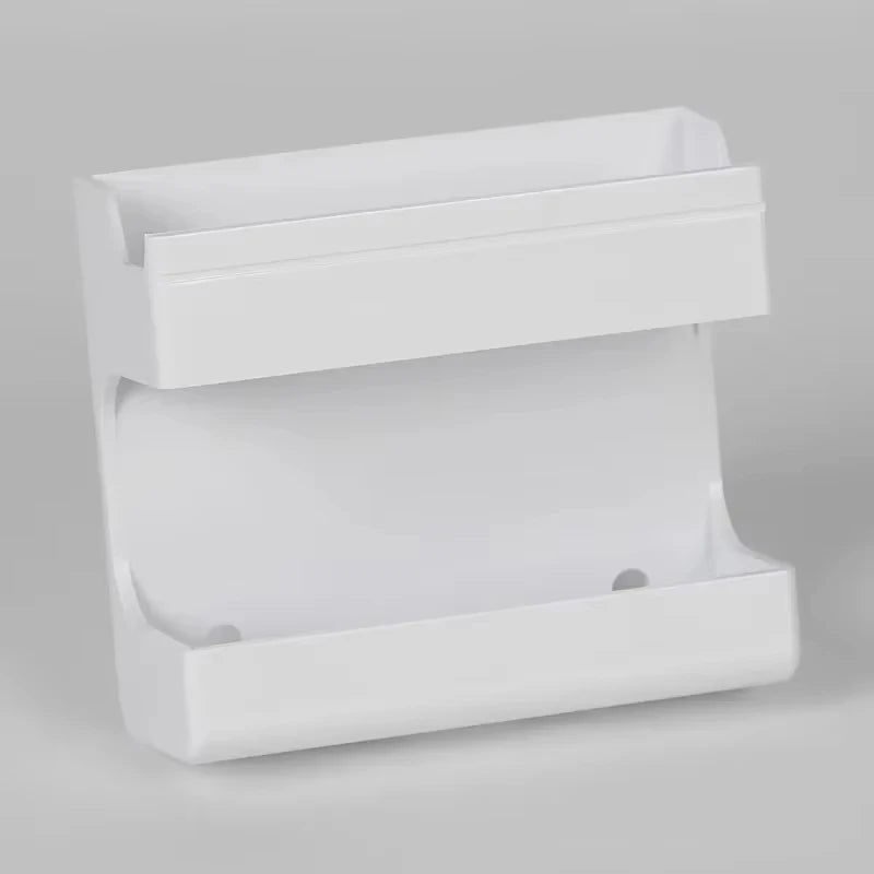 Orvixa FlexMount 2er-Set Wandhalterung Handy- & Fernbedienungsbox | Selbstklebend & Bohrfrei | Mit Haken & Ladekabelöffnung | Für Schlafzimmer & Bad