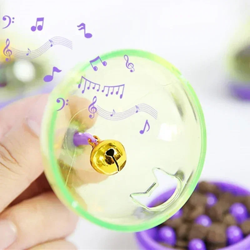 Intelligentes Snackspielzeug SnackiRoll Smart | Mit Glocke & Sichtfenster | Futterspender & Bewegungsspiel | ABS & PC-Kunststoff
