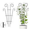 Grönara Rankhilfe aus Metall | Rostfrei & Stabil | Für Zimmer- & Gartenpflanzen | 4 × 3 × 0,3 cm