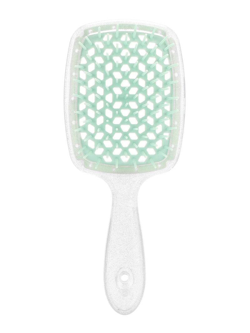 AirGloss Luftkissen-Haarbürste für nasses & trockenes Haar | Sanft entwirrend & kopfhautfreundlich | 20,5x8,5 cm | Für alle Haartypen