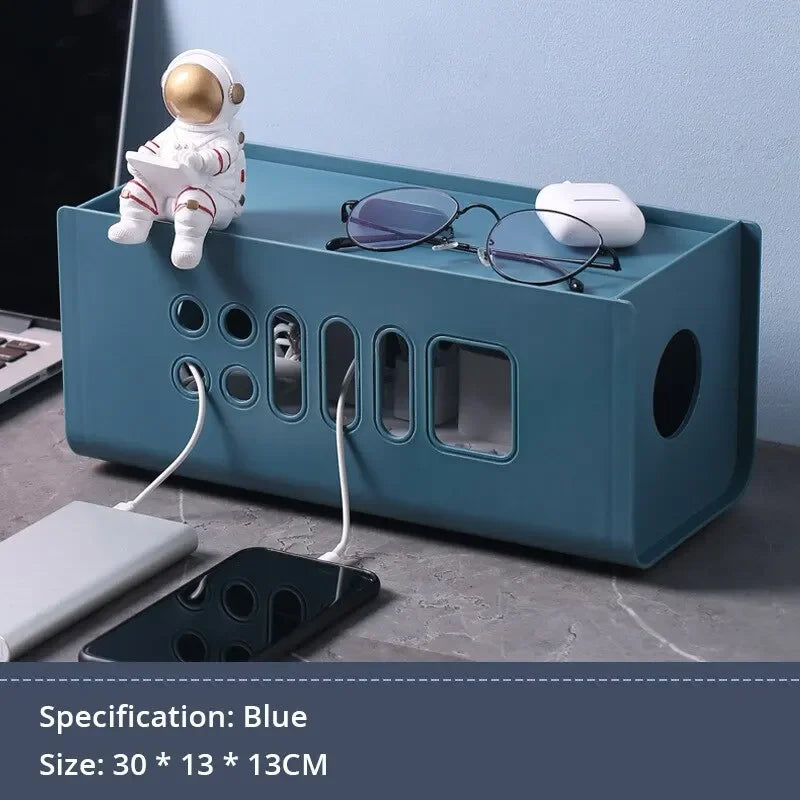 SafeCord Kabelbox Organizer | Hitzebeständig & Sicher | PP-Material | Für Büro, Wohnzimmer & TV-Möbel