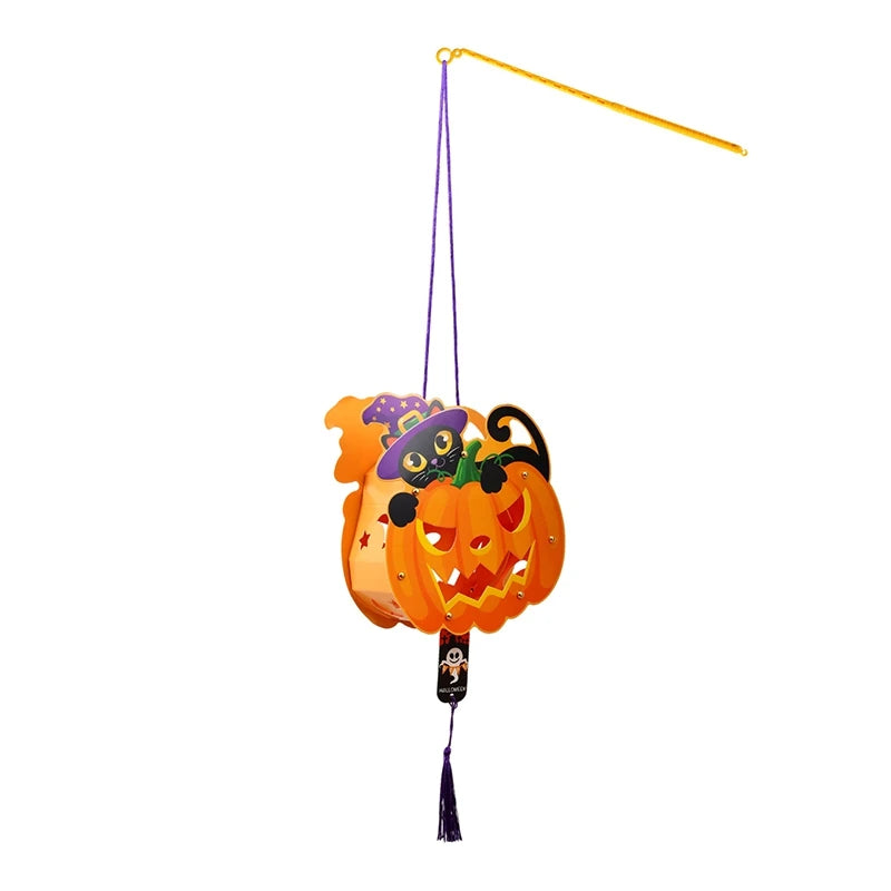 Halloween Laterne PumpkinGlow | DIY Kürbis-Laterne | Kinderfreundlich & Wiederverwendbar | 5,6 × 12,6 cm