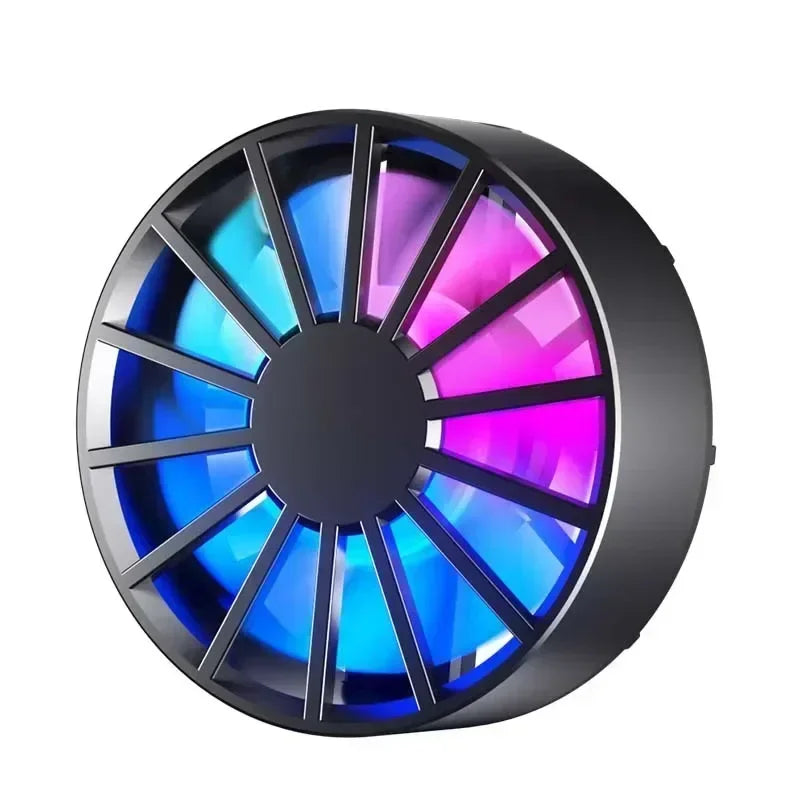 Handy-Kühler mit RGB-Beleuchtung | Magnetisch & Leise | FrostCore Gaming Lüfter für PUBG, Genshin & Co.