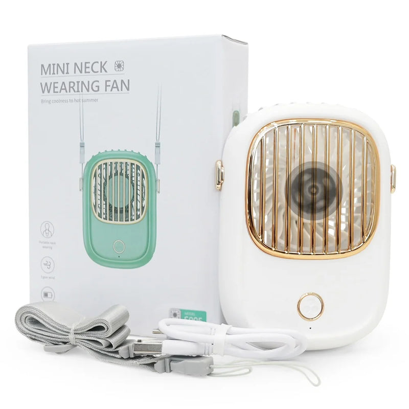 AeroLynx Tragbarer Nackenventilator | Wiederaufladbar & Multifunktional | Für Outdoor, Reisen & Zuhause