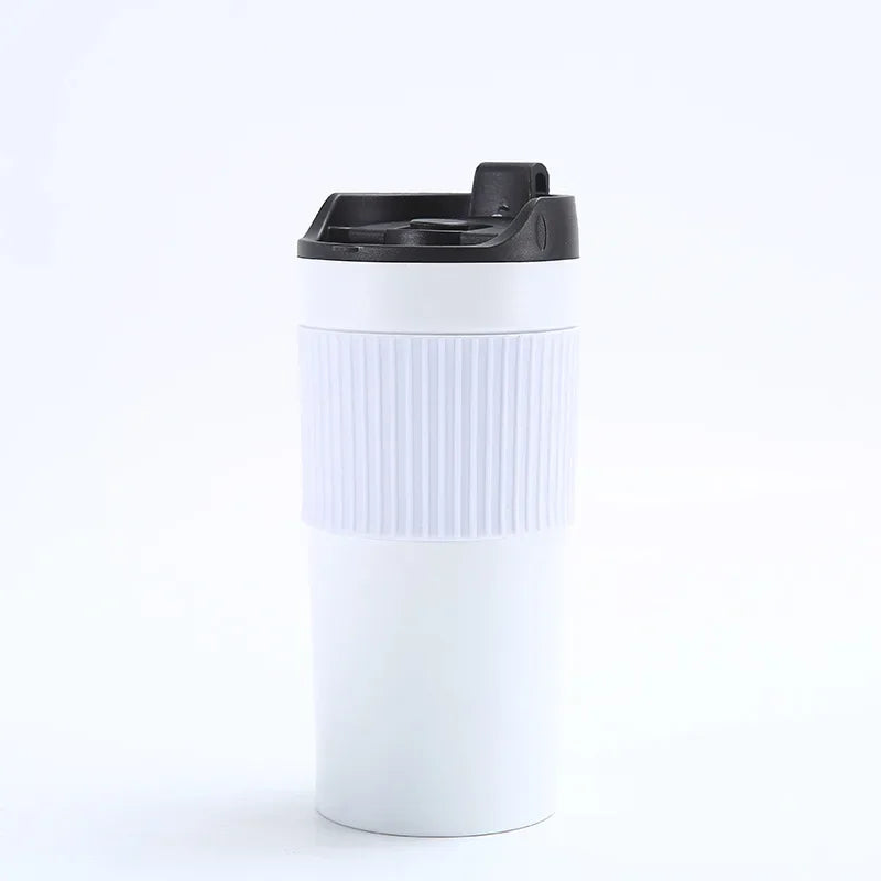 BrewMate Go | Isolierte French Press To-Go | 420 ml | Edelstahl | Doppelwandig & Auslaufsicher