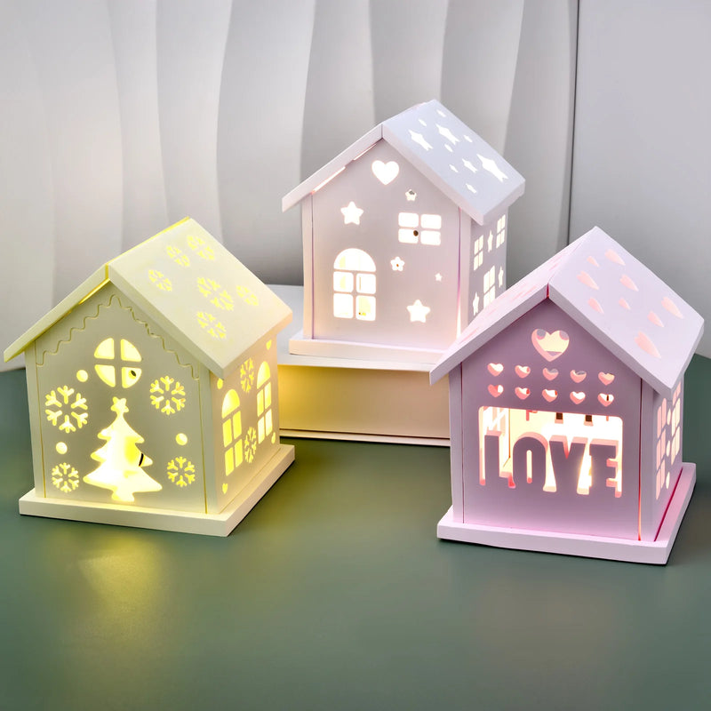 Silikonform CasaLume | 3D Hausform für Harz, Gips & Kerzen | Weihnachtsdeko & DIY-Projekte | 24,5 × 20,5 cm