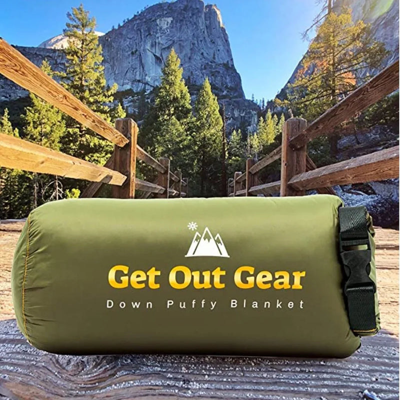 ThermaTrek Outdoor-Decke 4-Jahreszeiten | Ultraleicht & Wärmend | 140×200 cm | Für Camping, Reisen & Ski