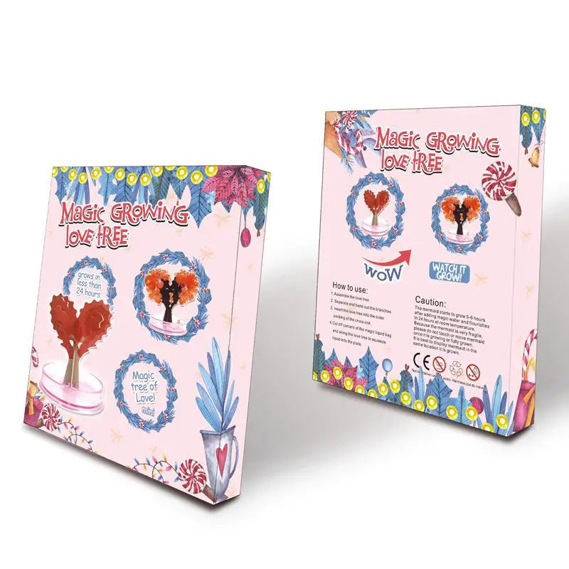 Kristallia | Magischer Mini-Kirschblütenbaum | DIY Kristall-Wachstumsbaum | Wissenschaftliches Lernspielzeug | Geschenk für Kinder