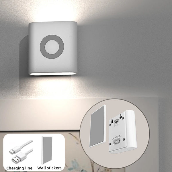 LED-Bewegungssensorlicht LumoSense | Wiederaufladbar per Type-C | Kabellos & Magnetisch | Für Flur, Treppe & Schlafzimmer