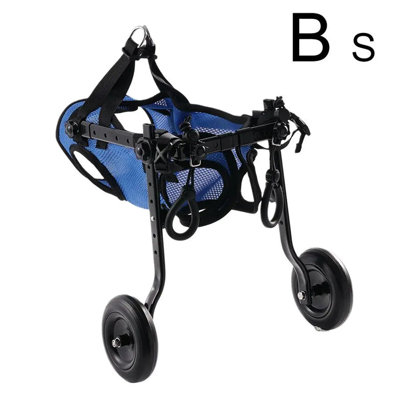 Vetalino Hunderollstuhl für kleine Hunde | Verstellbarer Reha-Wagen | Leicht & Stabil | Mobilitätshilfe bei Gehproblemen