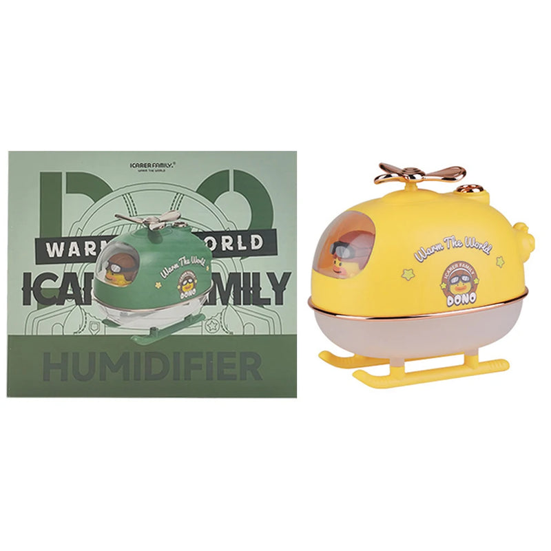 AstroMist Luftbefeuchter | Astronaut & Raumkapsel Design | LED Stimmungslicht | 220 ml | 11 × 11 × 11,9 cm