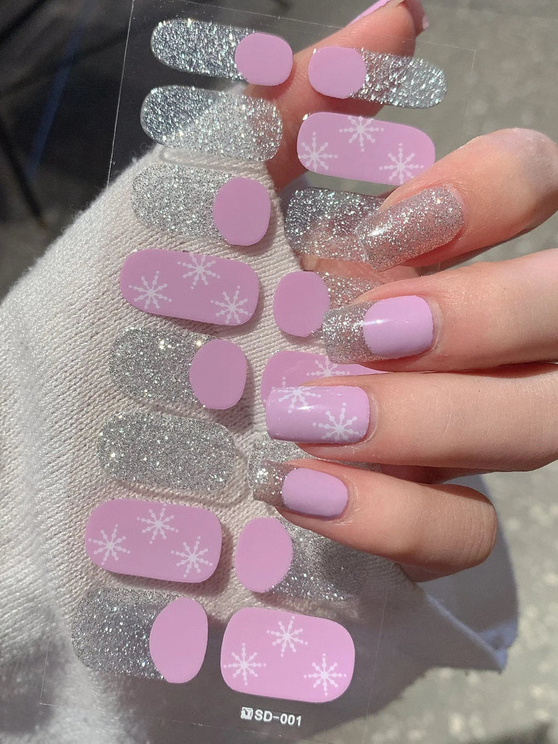 GlitzNail – Festliche Weihnachtsnägel Schnell, Komplett Ohne Salon