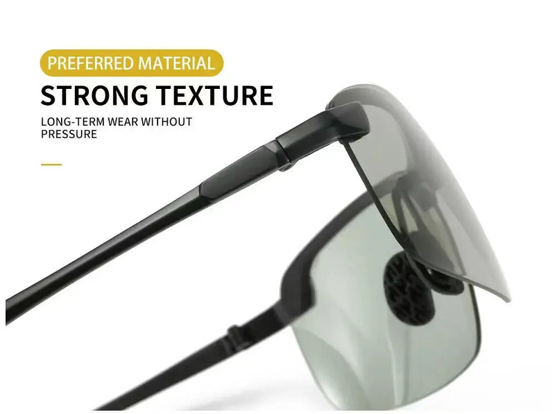 Luminexx Photochrome Sonnenbrille | Selbsttönend & Stilvoll | Für Tag & Nacht | Eleganter Allround-Schutz