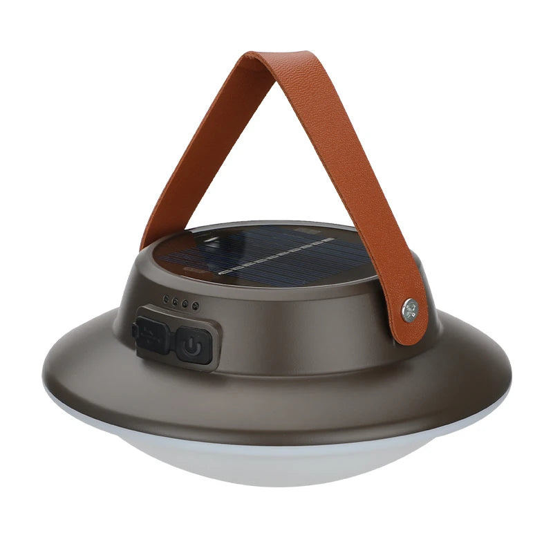 Solar Campinglampe LumiCamp Pro | 3 Leuchtmodi | Wiederaufladbar & Wasserdicht | Für Outdoor & Notfälle