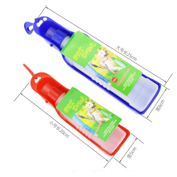 PawHydro Hunde-Wasserflasche To-Go | Faltbar & Auslaufsicher | Für Unterwegs & Reisen | Inkl. Trinknapf