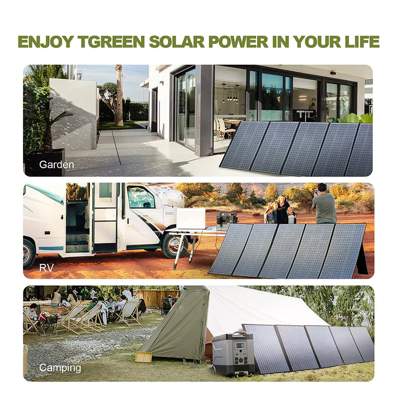 Faltbares Solarpanel SolNova Pro | 100W / 140W / 200W | Hoher Wirkungsgrad | IP67 Wasserdicht | Für Camping, Balkon & Off-Grid