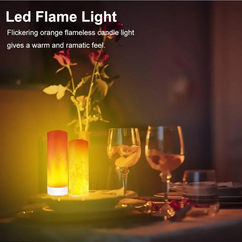 LED-Flammenlicht FlameGlow | USB-Flackerlampe | Realistischer Flammeneffekt | Stimmungs- & Dekolicht