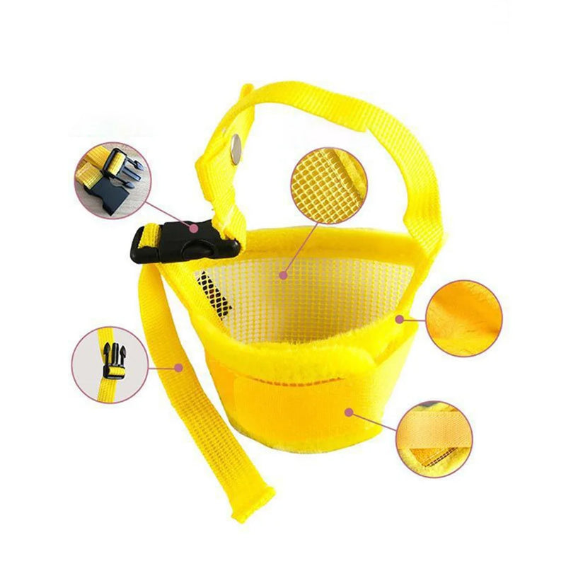 BellStop+ | Atmungsaktiver Hunde-Maulkorb | Verstellbarer Nylon-Maulkorb | Anti-Bellen & Anti-Beiß-Schutz | S-XL Größen