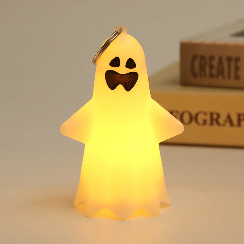 FrightLight Halloween Hängelampe | LED Geist & Kürbis Laterne | Schaurig-Schöne Deko