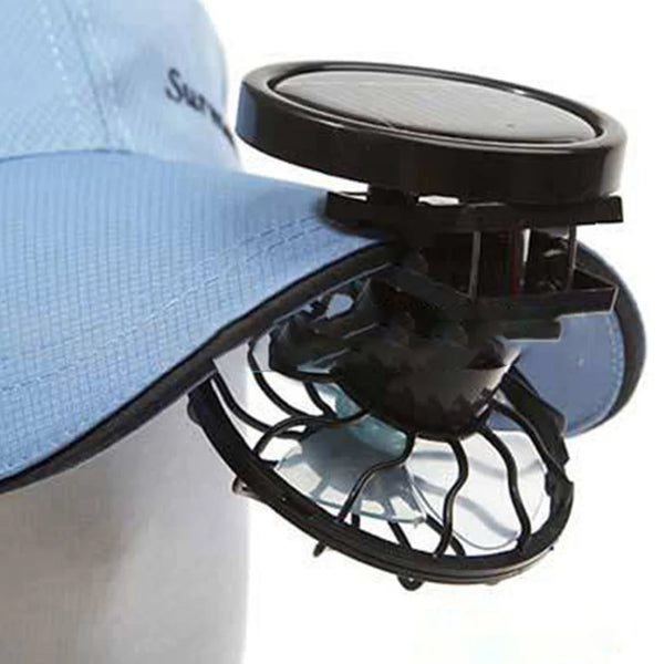 Solar-Ventilator SunBreeze ClipFan | Mini-Klemmventilator mit Solarpanel | Für Outdoor-Aktivitäten, Reisen & Sport | Hands-Free-Kühlung