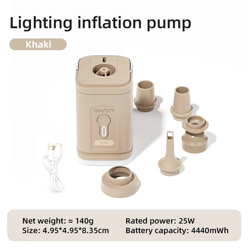 Outdoor Luftpumpe AeroBlow Mini | Elektrisch & USB-Aufladbar | Tragbar & Kabellos | Für Luftmatratzen & Vakuumbeutel