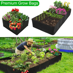 Pflanzsack FlextoGrow | Hochbeet aus Filz mit 4/8 Fächern | Tragbar & atmungsaktiv | Für Gemüse, Kräuter & Blumen