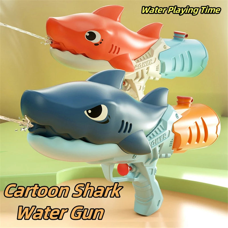 AquaKraxx Wasserspritzspielzeug für Kinder | Dinosaurier, Enten & Haie | Doppel-Sprinkler & Wasserpistolen | Perfekt für Garten, Strand & Pool