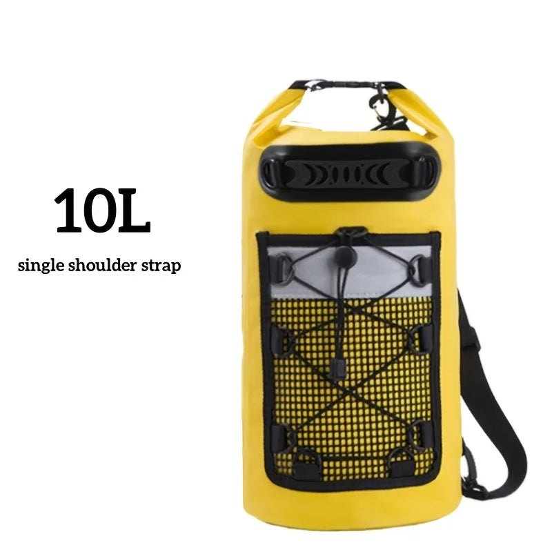 Wasserdichte Dry Bag AQUARIX Motion | 10/20/30 L | Rolltop & Schultergurt | Für Kajak, Strand & Trekking