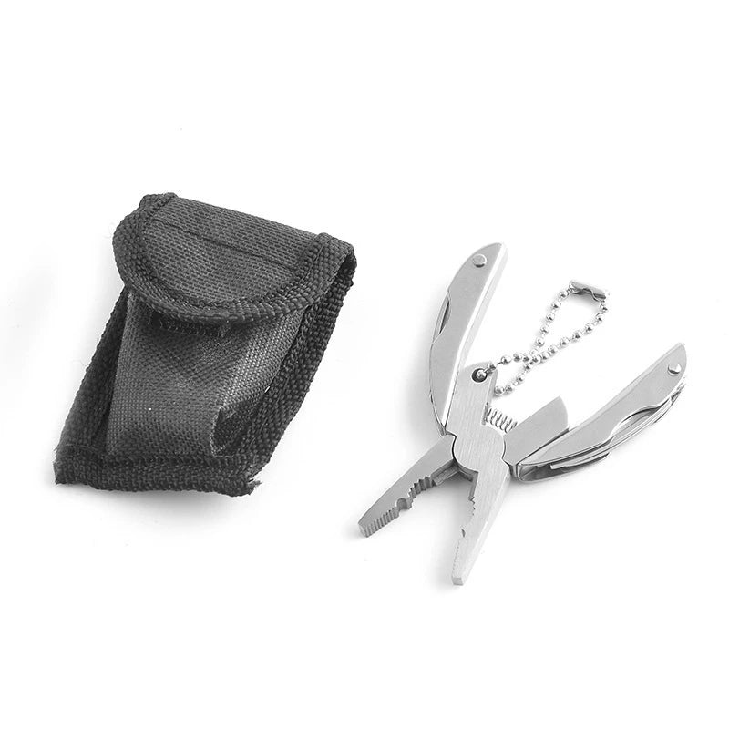 Mini-Multitool TrekMate | Faltbare Zange mit Messer | Schlüsselanhänger-Format | Outdoor & Camping