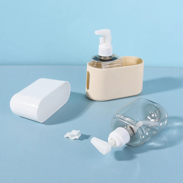 FlexiFill Reiseflaschen Set 2-in-1 | 100 ml Kombiflasche mit Trichter & Etiketten | Für Shampoo, Duschgel, Lotion | Auslaufsicher & TSA-konform