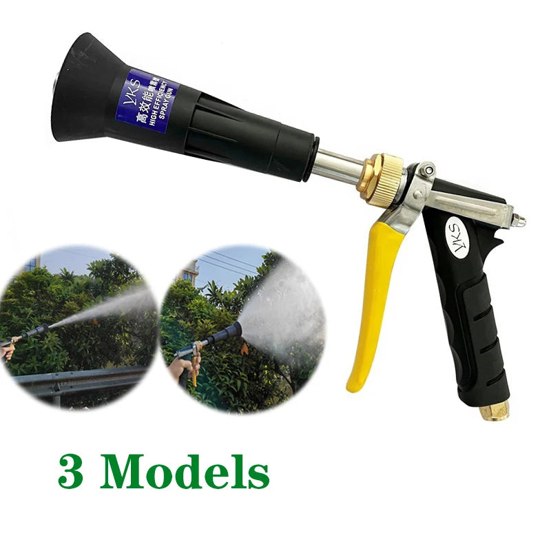 SPRAYMAX Hochdruck-Gartenspritze | Windfeste Zerstäuberdüse | Für Baum-, Gemüse- & Rasenbewässerung – Robuste Spritzpistole aus Kunststoff & Metall
